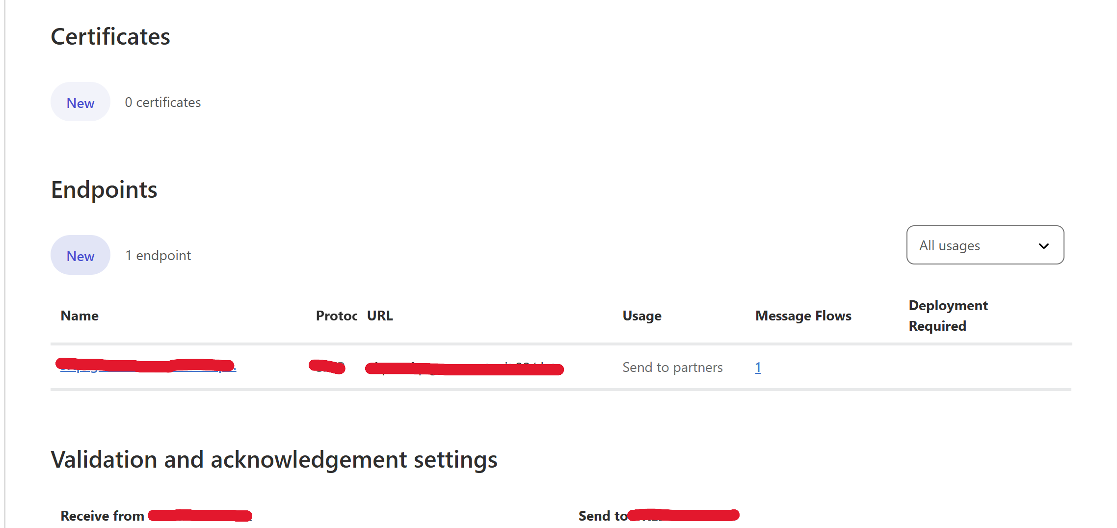 APM Endpoints New Endpoint screenshot