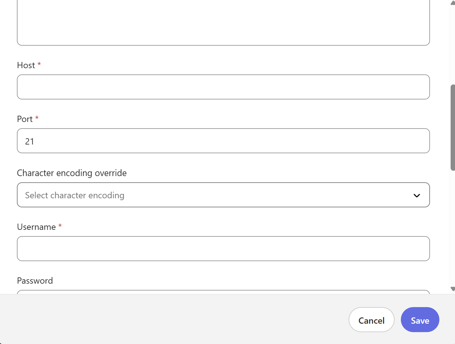 APM Endpoints New Endpoint screenshot
